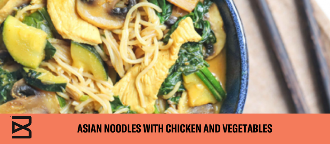 Asian Noodles with Chicken Recipe Cover